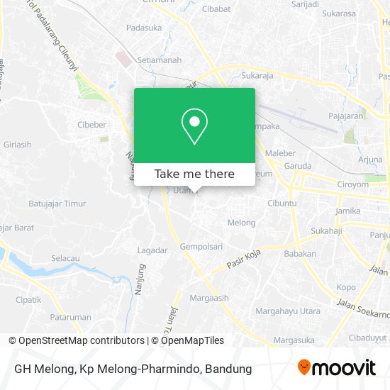 GH Melong, Kp Melong-Pharmindo map