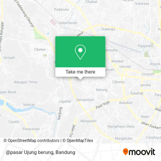 @pasar Ujung berung map