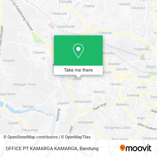 OFFICE PT KAMARGA KAMARGA map