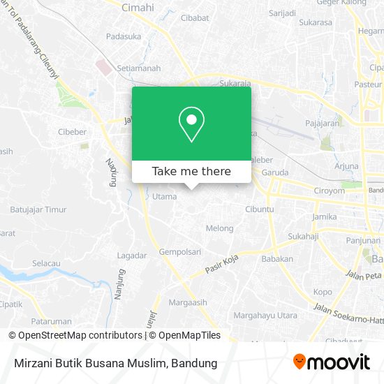 Mirzani Butik Busana Muslim map