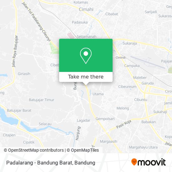 Padalarang - Bandung Barat map