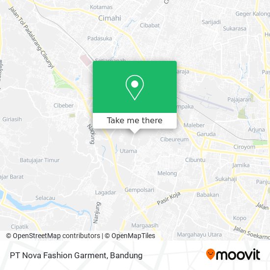 PT Nova Fashion Garment map