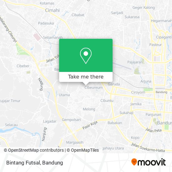 Bintang Futsal map