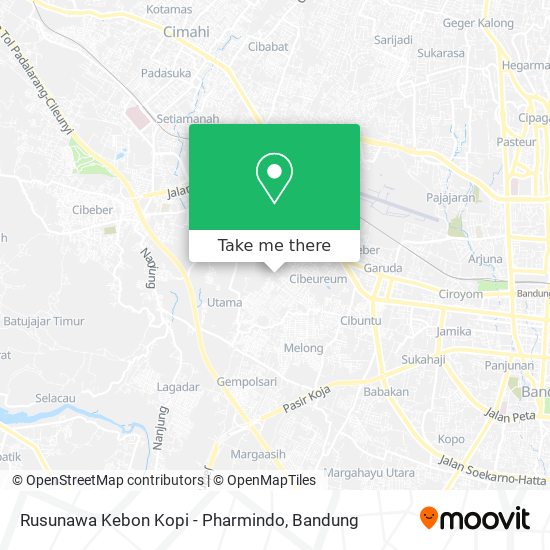 Rusunawa Kebon Kopi - Pharmindo map
