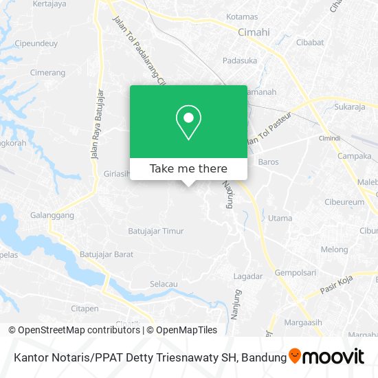 Kantor Notaris / PPAT Detty Triesnawaty SH map