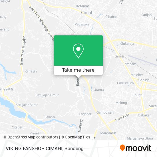 VIKING FANSHOP CIMAHI map