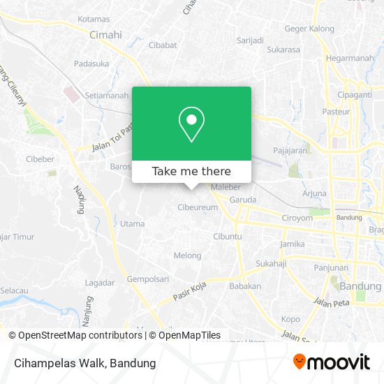 Cihampelas Walk map