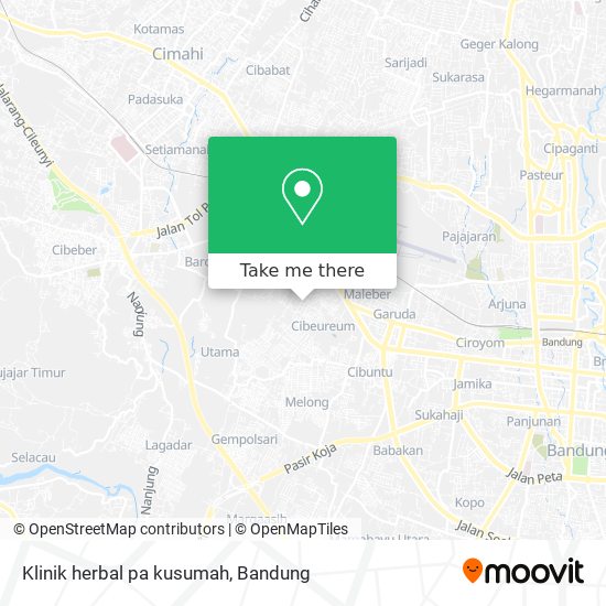Klinik herbal pa kusumah map