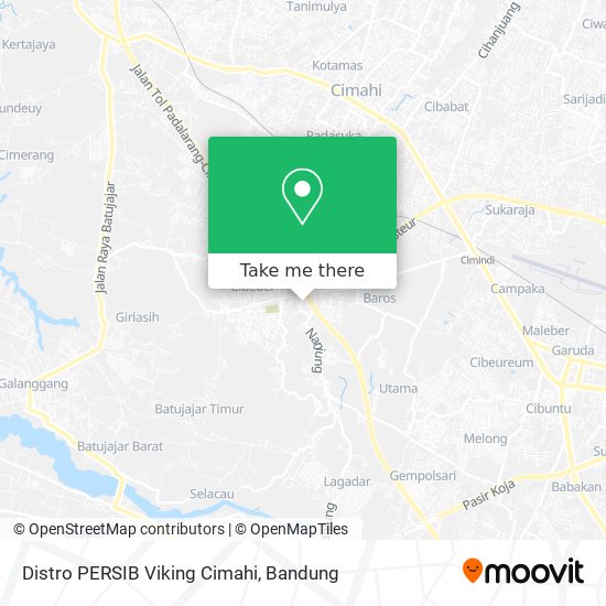 Distro PERSIB Viking Cimahi map