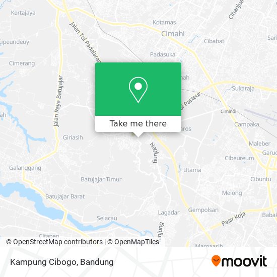 Kampung Cibogo map