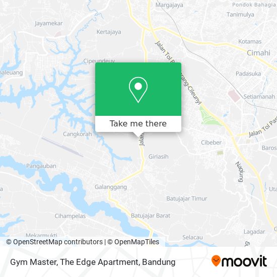 Gym Master, The Edge Apartment map