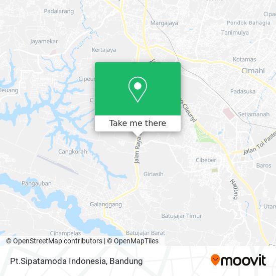 Pt.Sipatamoda Indonesia map