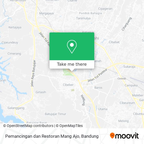 Pemancingan dan Restoran Mang Ajo map