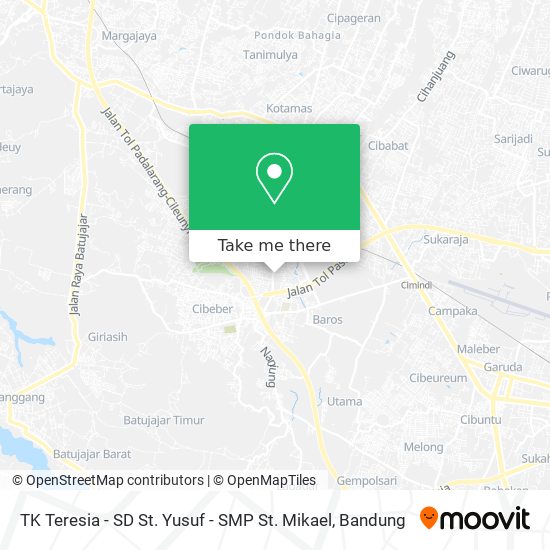 TK Teresia - SD St. Yusuf - SMP St. Mikael map