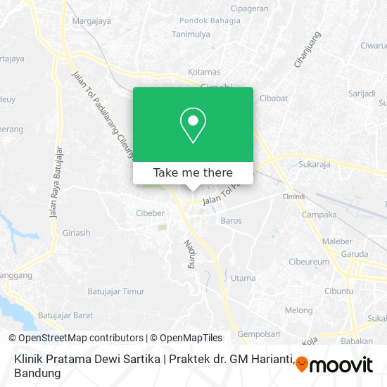 Klinik Pratama Dewi Sartika | Praktek dr. GM Harianti map