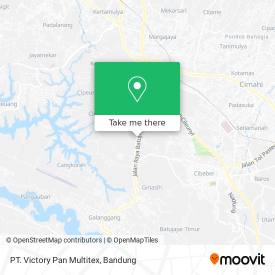 PT. Victory Pan Multitex map