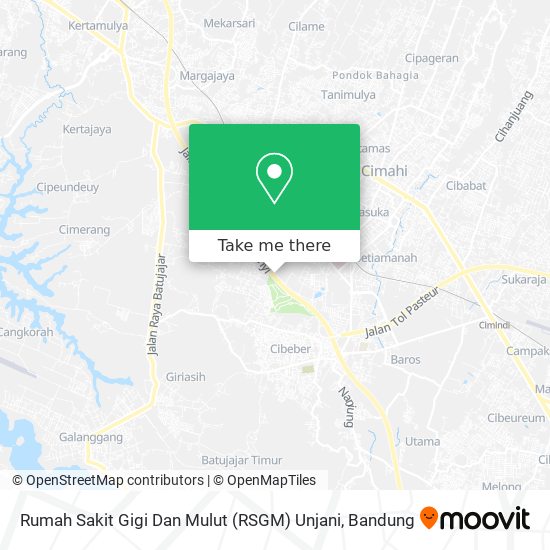 Rumah Sakit Gigi Dan Mulut (RSGM) Unjani map