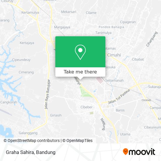 Graha Sahira map