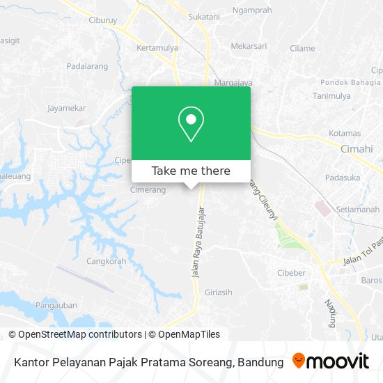 Kantor Pelayanan Pajak Pratama Soreang map