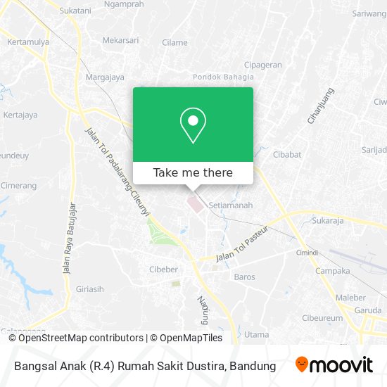 Bangsal Anak (R.4) Rumah Sakit Dustira map