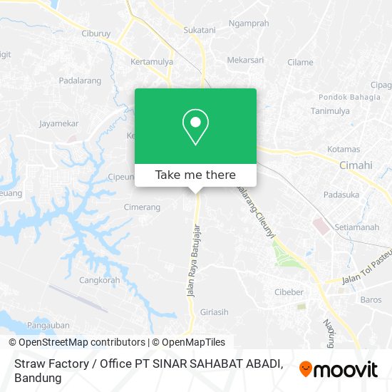 Straw Factory / Office PT SINAR SAHABAT ABADI map