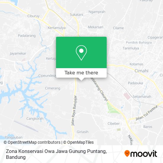 Zona Konservasi Owa Jawa Gunung Puntang map