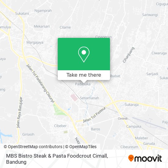 MBS Bistro Steak & Pasta Foodcrout Cimall map