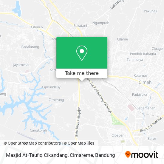 Masjid At-Taufiq Cikandang, Cimareme map