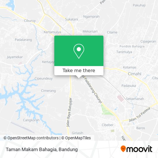 Taman Makam Bahagia map