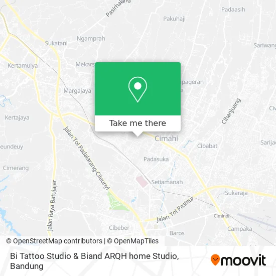 Bi Tattoo Studio & Biand ARQH home Studio map
