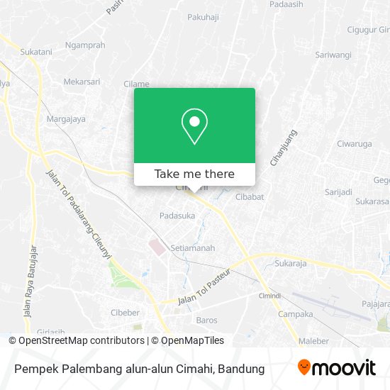 Pempek Palembang alun-alun Cimahi map