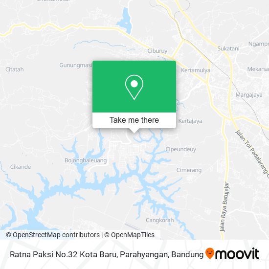 Ratna Paksi No.32 Kota Baru, Parahyangan map