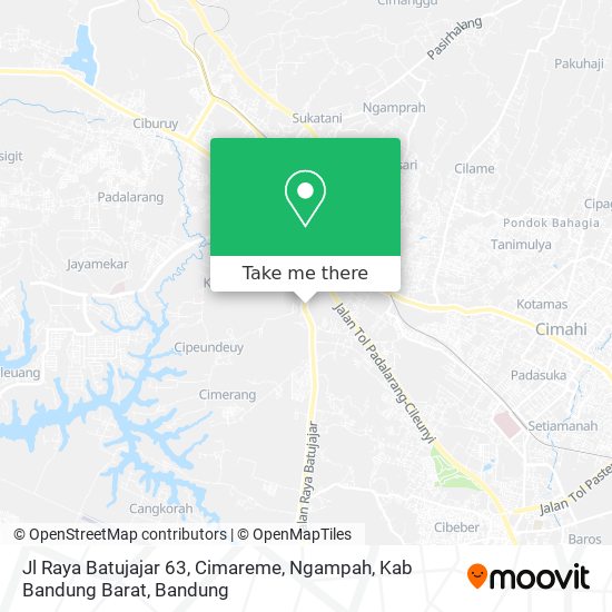Jl Raya Batujajar 63, Cimareme, Ngampah, Kab Bandung Barat map