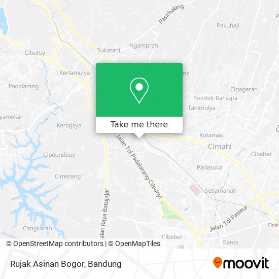 Rujak Asinan Bogor map