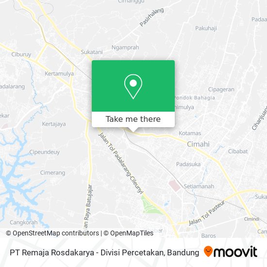 PT Remaja Rosdakarya - Divisi Percetakan map
