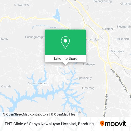 ENT Clinic of Cahya Kawaluyan Hospital map