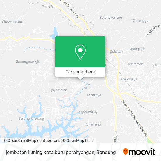jembatan kuning kota baru parahyangan map