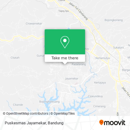 Puskesmas Jayamekar map