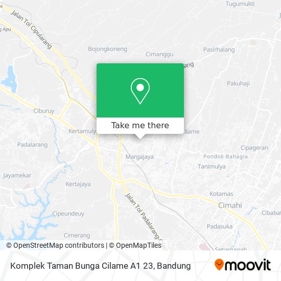 Komplek Taman Bunga Cilame A1 23 map