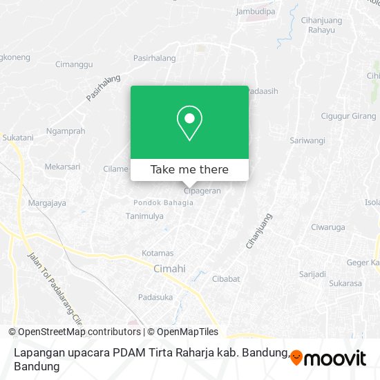 Lapangan upacara PDAM Tirta Raharja kab. Bandung map