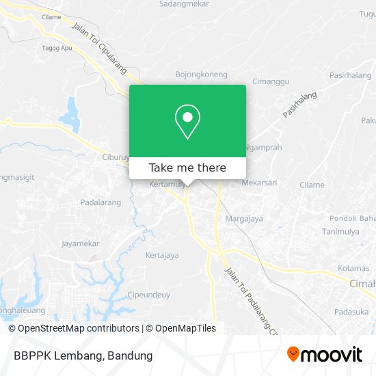 BBPPK Lembang map