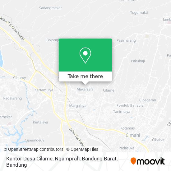Kantor Desa Cilame, Ngamprah, Bandung Barat map