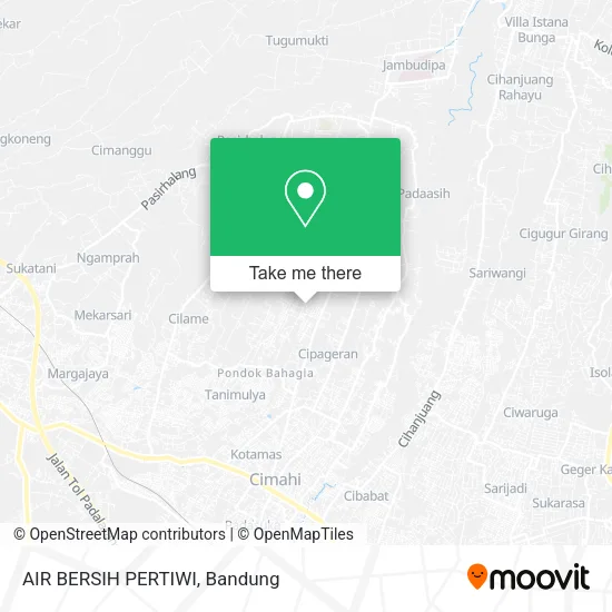 AIR BERSIH PERTIWI map