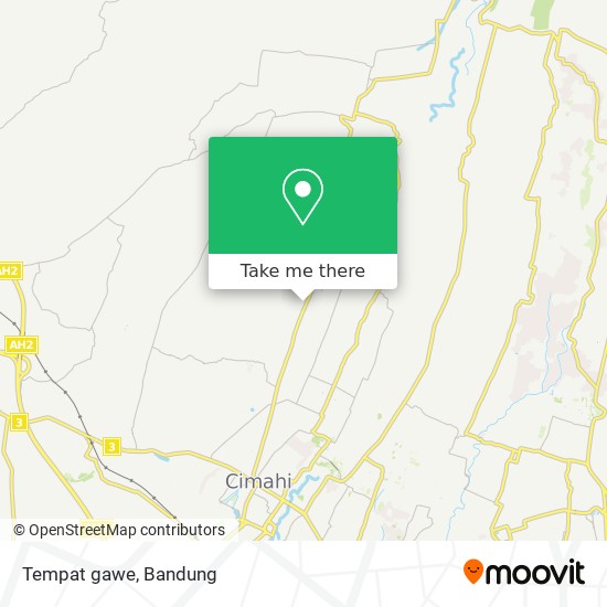 Tempat gawe map