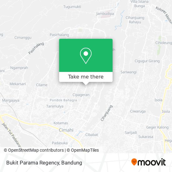 Bukit Parama Regency map