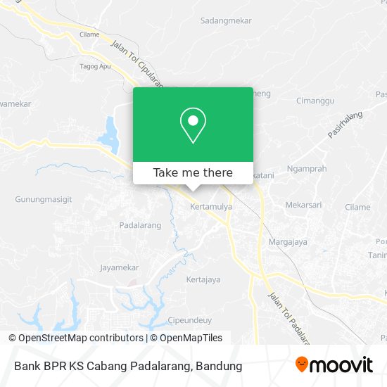Bank BPR KS Cabang Padalarang map