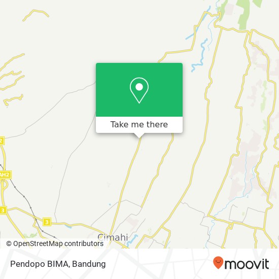 Pendopo BIMA map