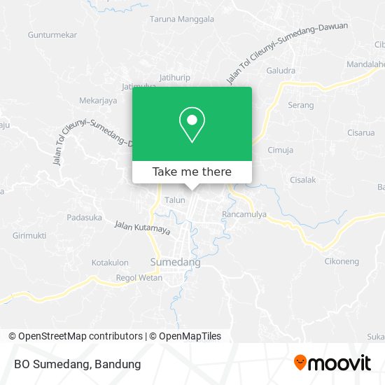 BO Sumedang map