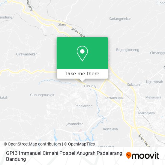 GPIB Immanuel Cimahi Pospel Anugrah Padalarang map