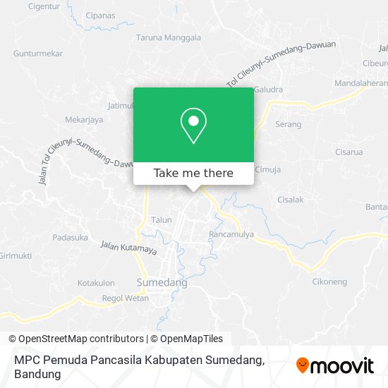 MPC Pemuda Pancasila Kabupaten Sumedang map